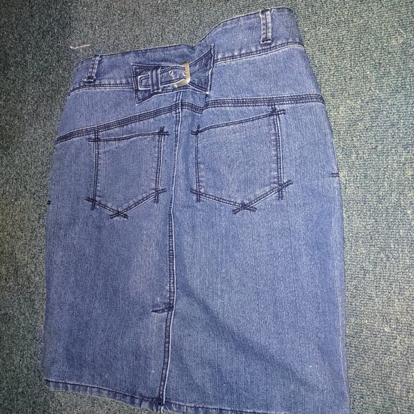 “Willi Smith" Midi Jean Skirt"! - Picture 2 of 7